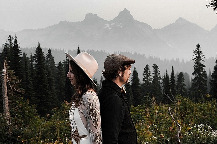 Maudie and Richard's Mountain Elopement in Washington by Sincerely Trista Studios