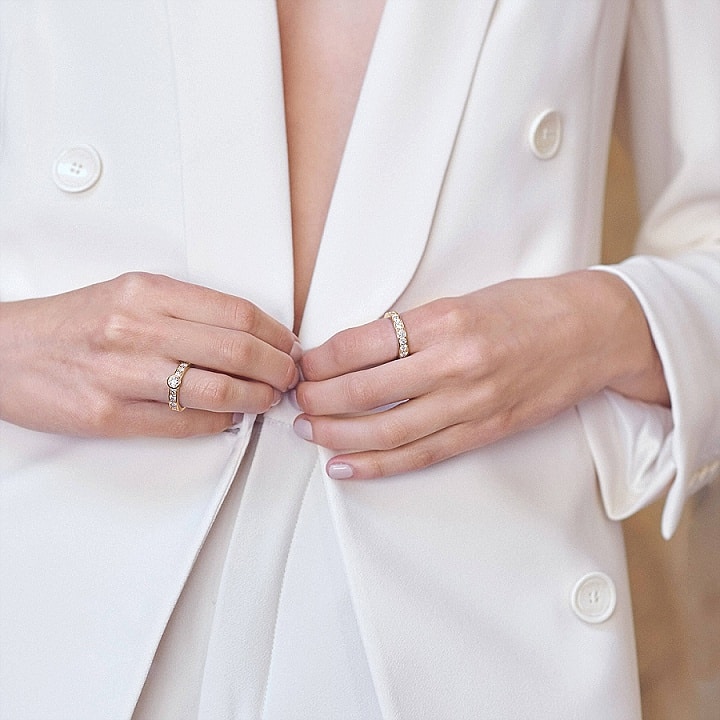 Minimalist on sale wedding jewelry