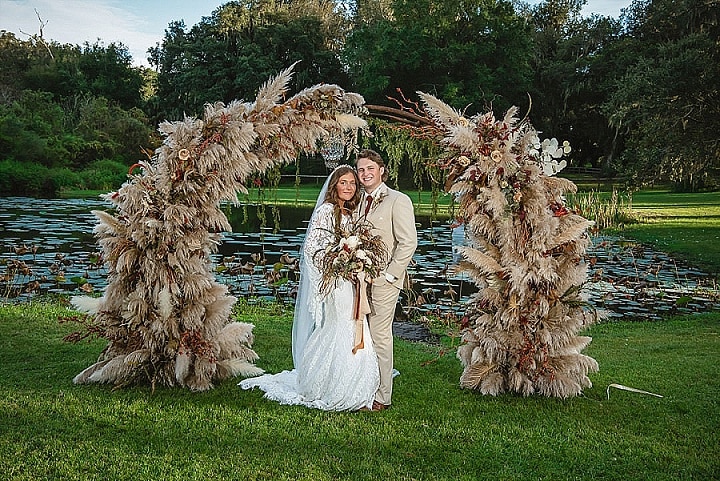 Jerrica and Michael’s Bohemian Fall Wedding in Florida by Tuke Photography