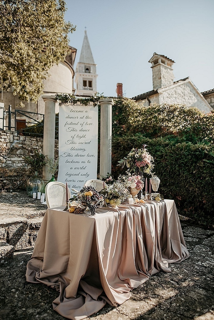 ‘Roman Hedonism’ Romantic and Dreamy Wedding Inspiration From Croatia