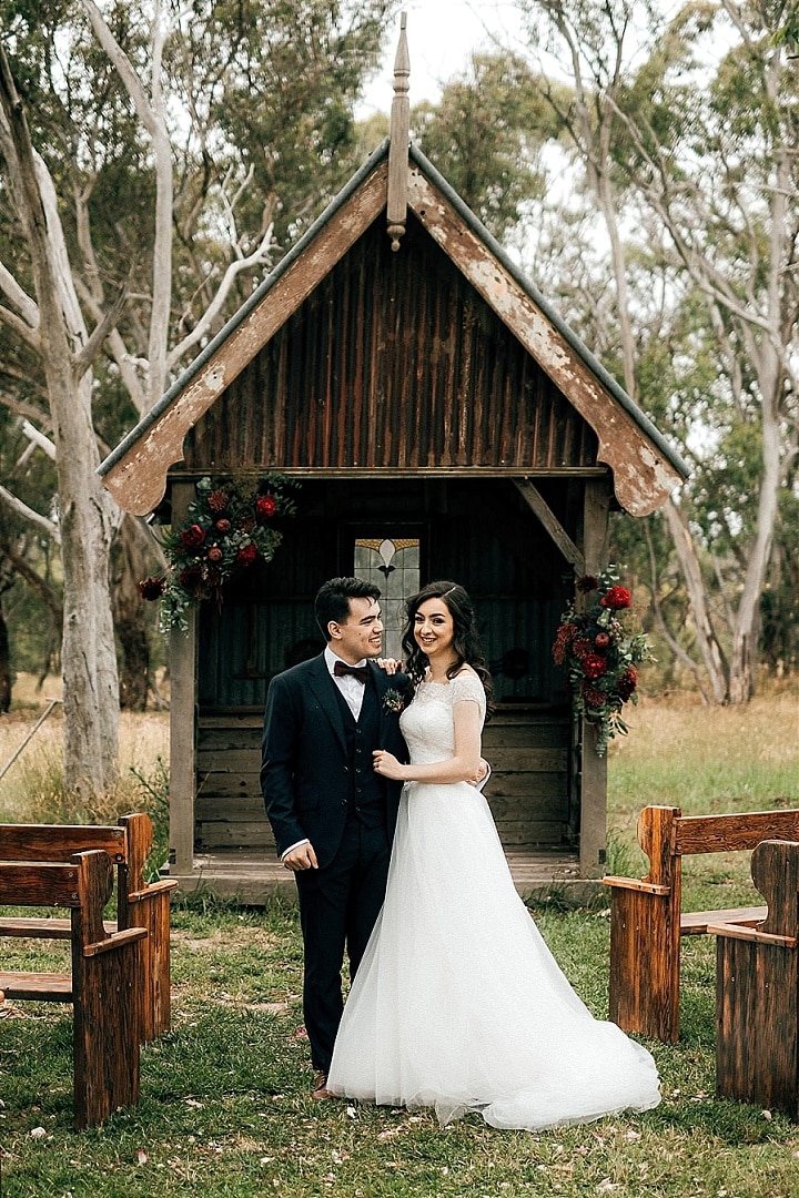 Erin and Micah’s Charming Outdoor Rustic Wedding in Australia by Henry Paul Photography