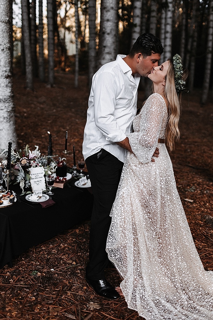 ‘Halloween Elopement’ Ethereal Gothic Wedding Inspiration