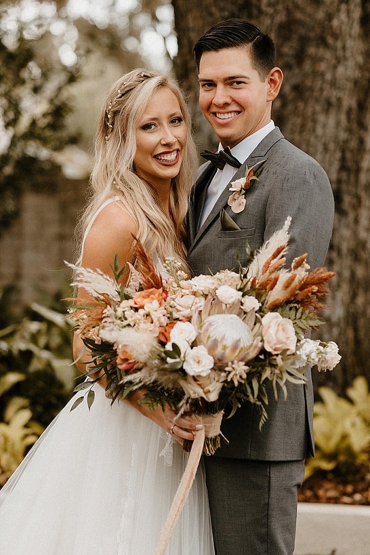 Emily and Carson’s Olive Green and Dusty Rose Whimsical Florida Wedding by Josie Brooks Photography