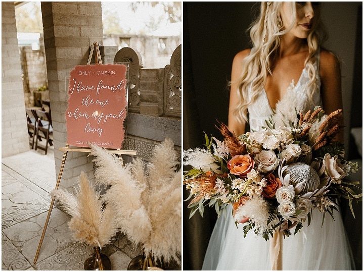 Emily and Carson's Olive Green and Dusty Rose Whimsical Florida Wedding by Josie Brooks Photography