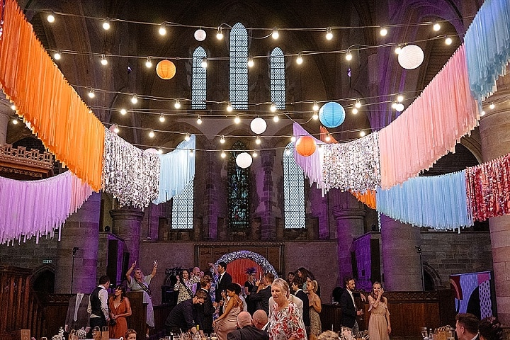Kris and Bridie's Brass Band and Bingo Streamer Filled Leeds Wedding by Toast of Leeds