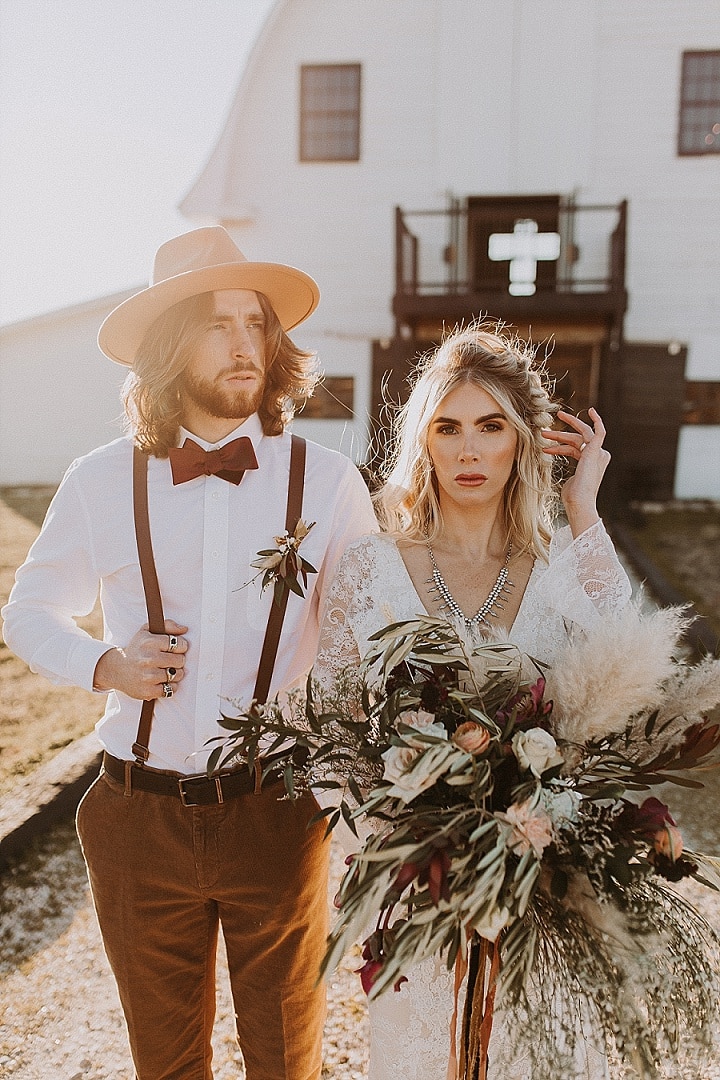 'Amazing Graze' Rustic Boho Barn Wedding Inspiration - Boho Wedding Blog
