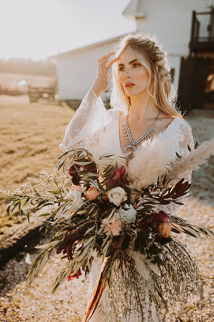 'Amazing Graze' Rustic Boho Barn Wedding Inspiration - Boho Wedding Blog