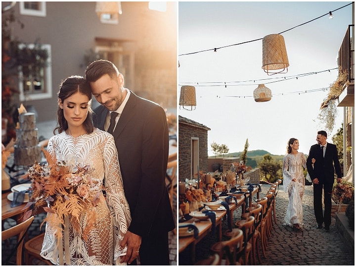 'Luxury Boho' Backyard Inspiration de mariage croate