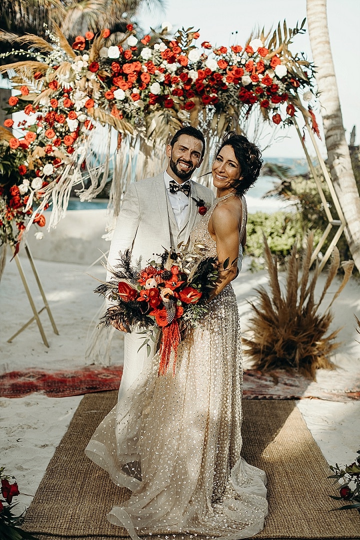 Tam and Nick’s Luxury Boho Moroccan Banquet Wedding in Mexico by Memory Box Photo