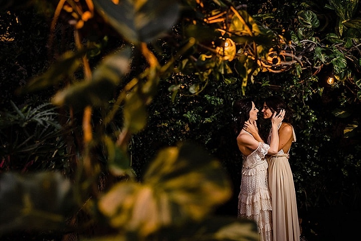 Catherine and Chelsea’s Intimate Backyard Miami Wedding by Liam Collard