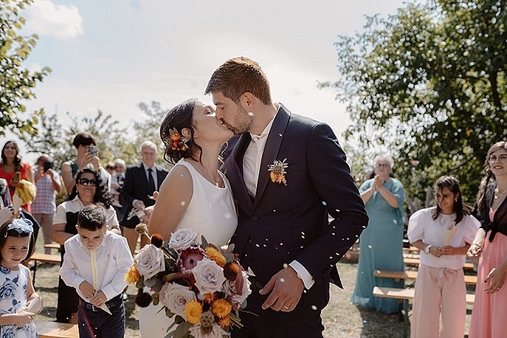 Francesca and Andrea’s ‘Elegant Boho’ Italian Winery Wedding by Loving Marche Wedding