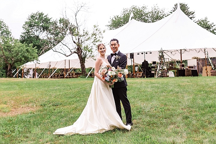  Amanda and Jeffrey’s Easy Going Lobster Bake Wedding in Maine by Erika Follansbee Photography