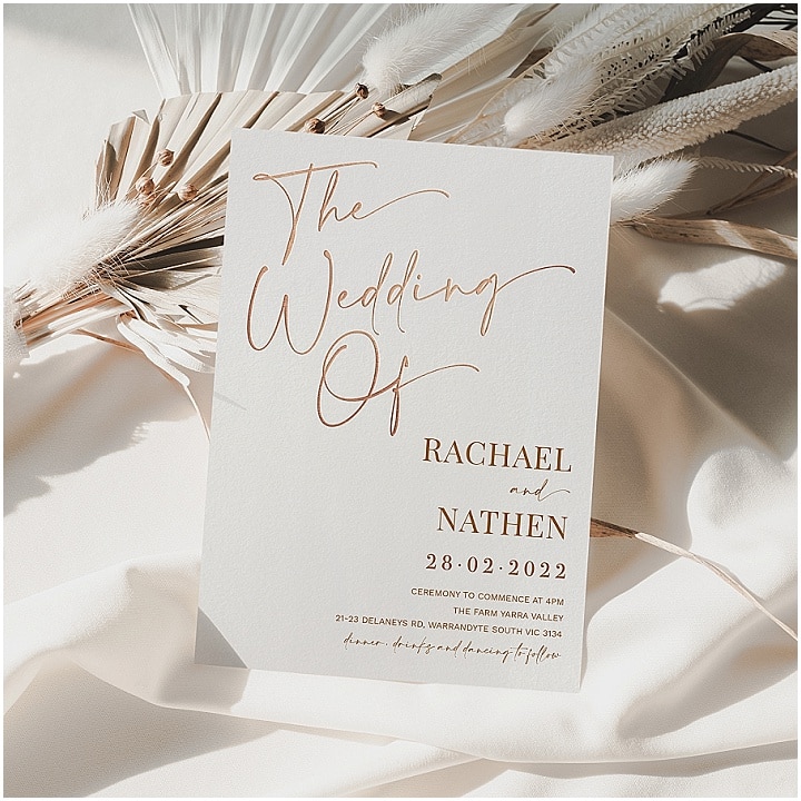 Invitation Trends For a Modern Boho Bride