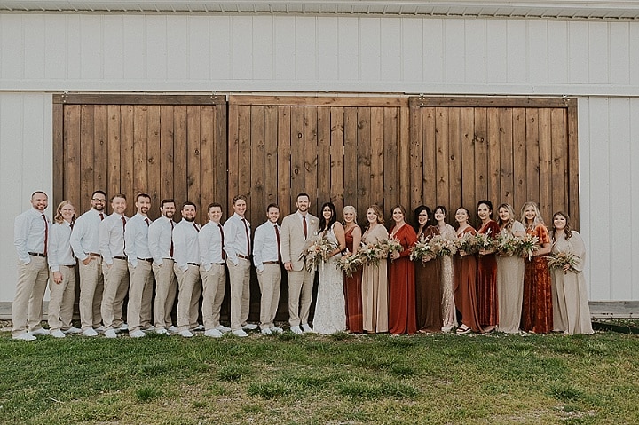 Lexi and Andrew's 'Modern Bohemian' Terracotta and Blush Wedding by K and C Photography