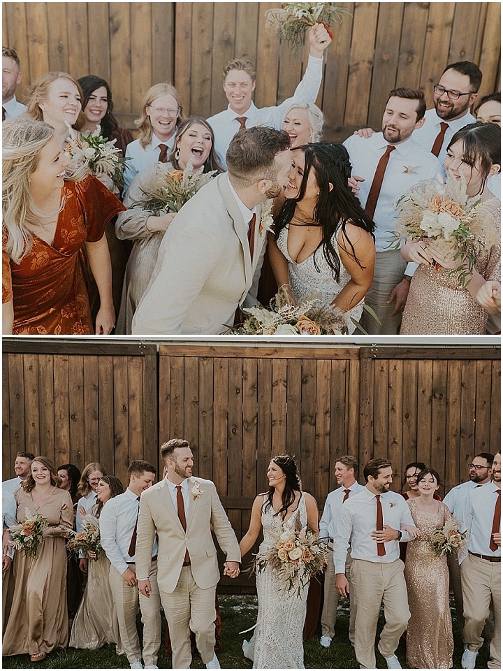 Lexi and Andrew's 'Modern Bohemian' Terracotta and Blush Wedding by K and C Photography