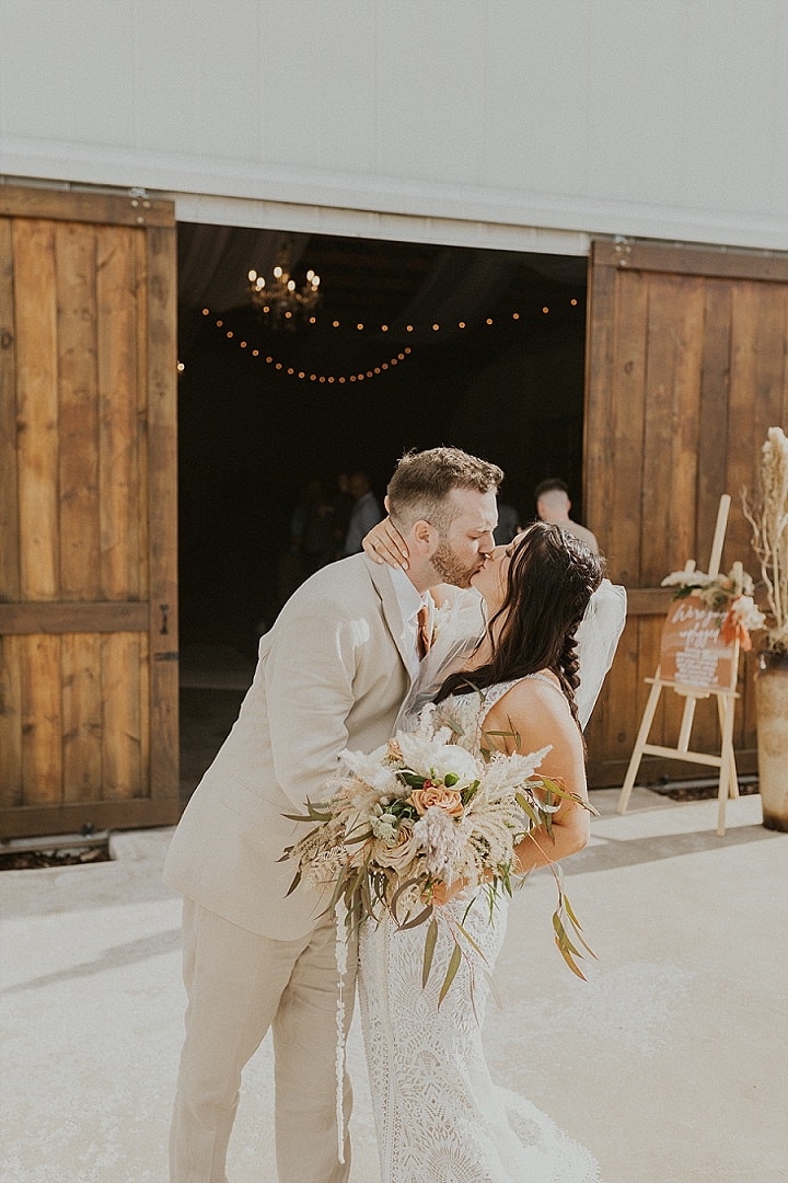 Lexi and Andrew's 'Modern Bohemian' Terracotta and Blush Wedding by K and C Photography