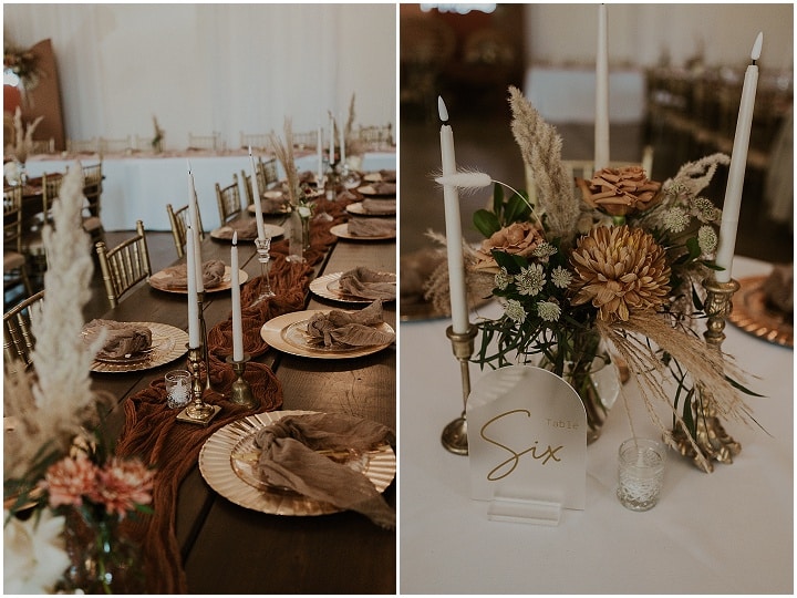 Lexi and Andrew's 'Modern Bohemian' Terracotta and Blush Wedding by K and C Photography