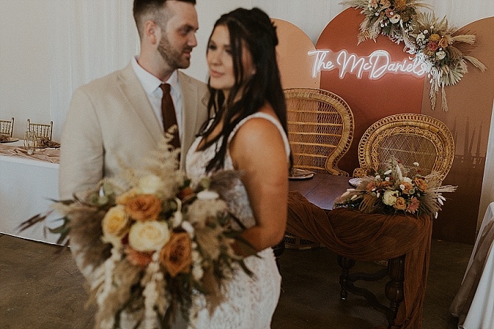 Lexi and Andrew's 'Modern Bohemian' Terracotta and Blush Wedding by K and C Photography