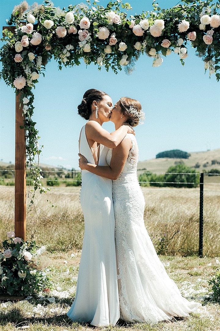 Olivia and Jessica's Rustic Farm Wedding in Australia by Henry Paul Photography