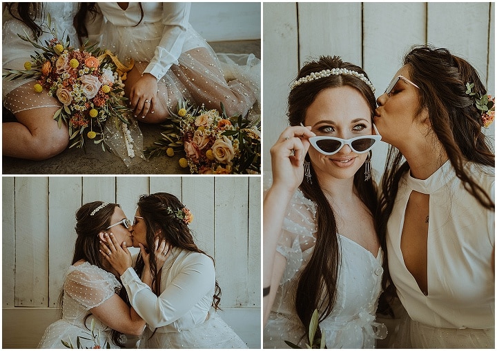 'Boho Grunge Brides Say I Do' Retro Inspired Wedding Inspiration