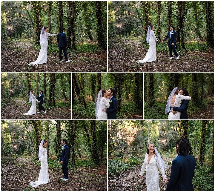 Megan and Carl's Rustic Boho Backyard Wedding in the Woods of California by Picturist Wedding