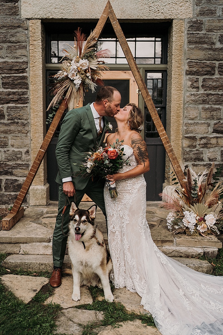 Erika and Roger’s Laid Back Earthy, DIY Wedding at Home by Lauren McCormick Photography 