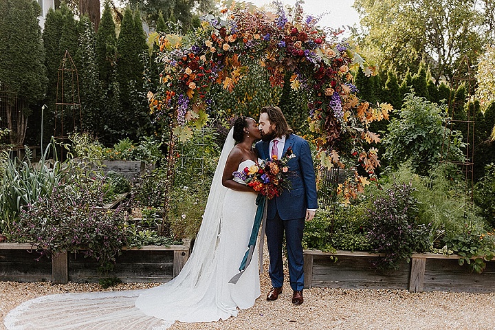 Mili and Kenny’s Community Backyard Wedding California by Eichar Photography