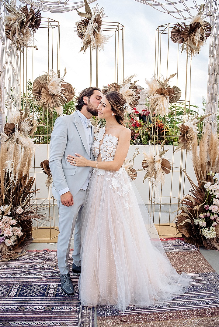 Denisse and David’s ‘Lux Boho’ Jewish Wedding in Mexico by Alejandro Souza Foto