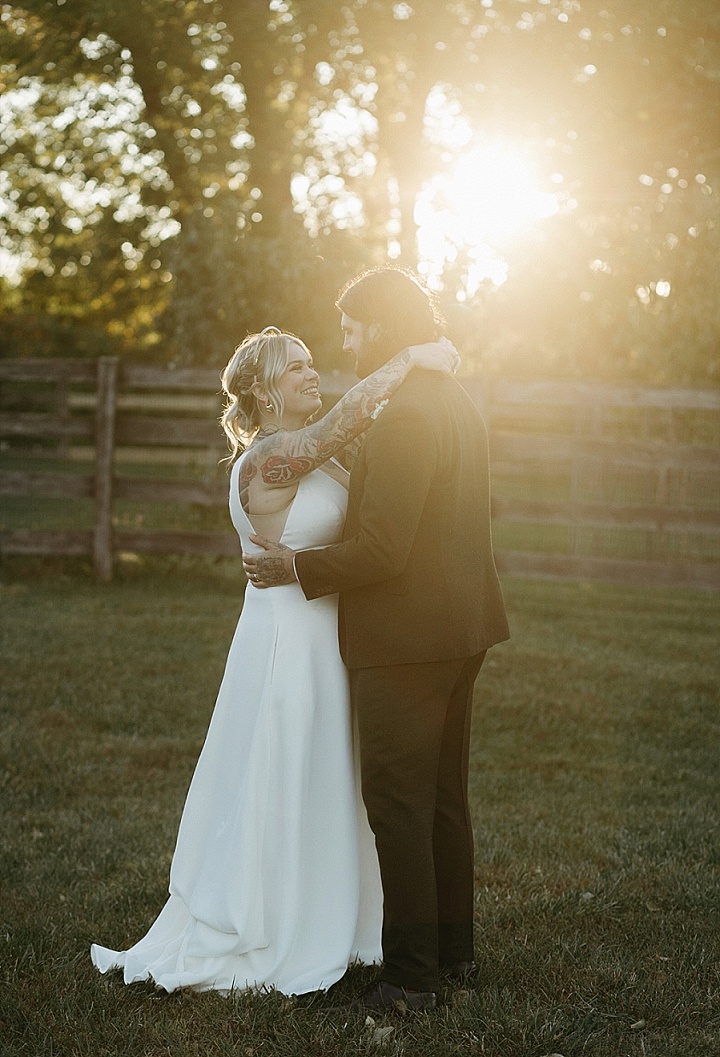 Maddie and Conor’s Earthy and Eclectic, Fun, Retro Style Wedding in Maryland.