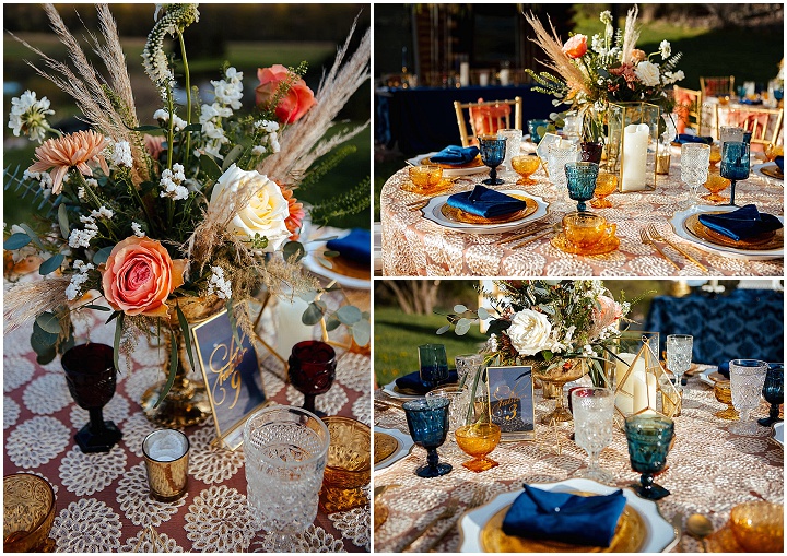 Vintage Inspired Blue and Terracotta New York Wedding Inspiration