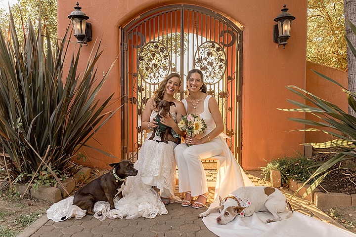 Jeannette and Lola’s Intimate and Rustic Outdoor Wedding in California by Hershey K Photography